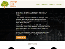 Tablet Screenshot of orangetreedigital.co.uk